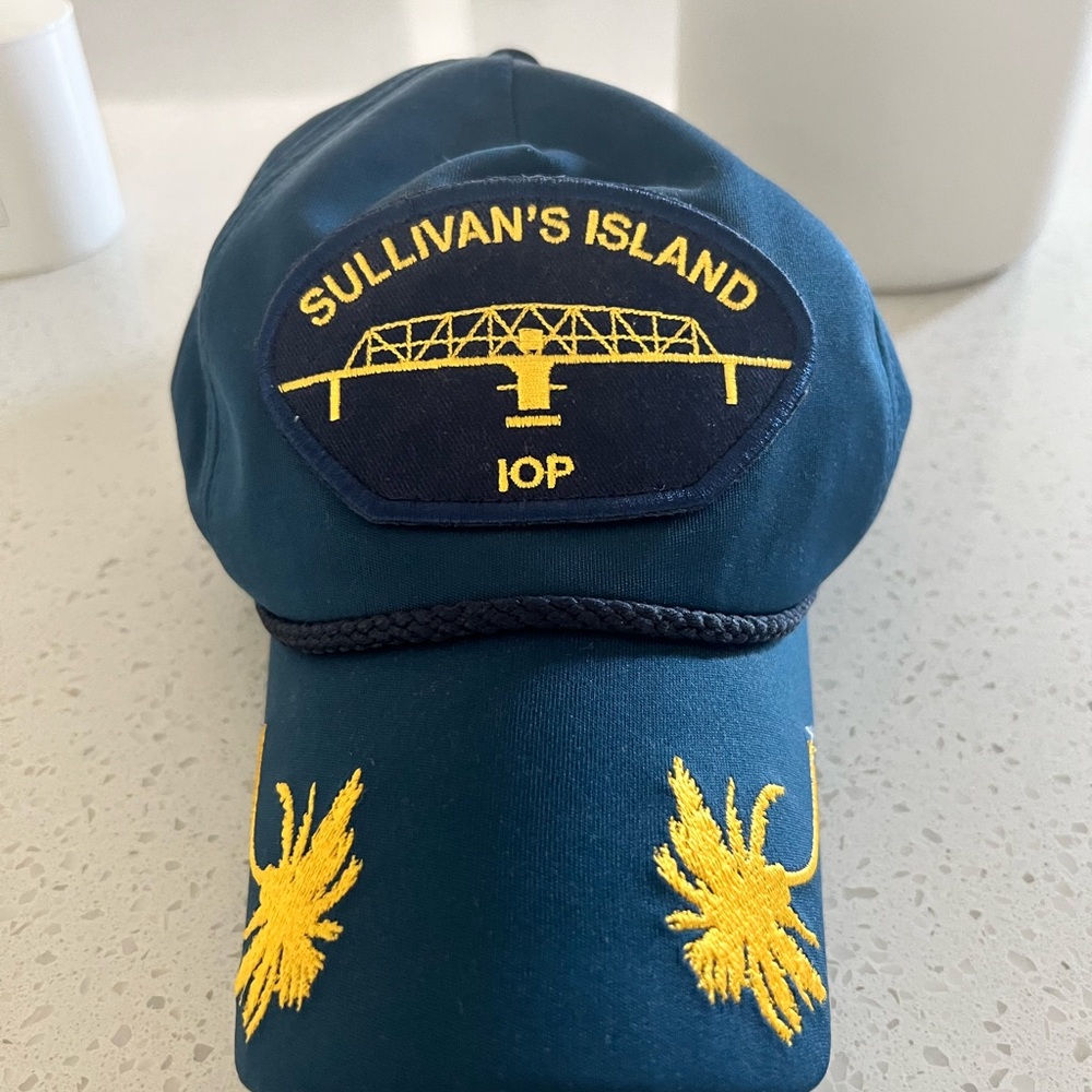 ShopGear Blue Cap with Yellow Embroidery